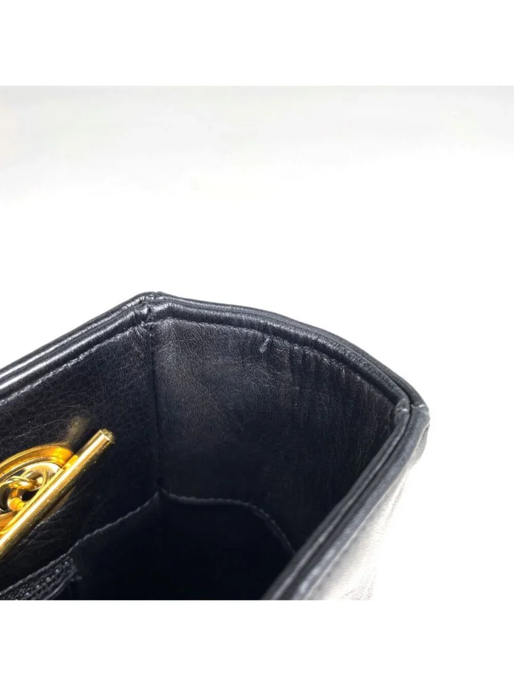 Chanel Tote CC Logo Quilted Leather Black